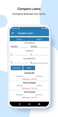 EMI Calculator android App screenshot 13